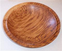 Burr oak platter by David Ward